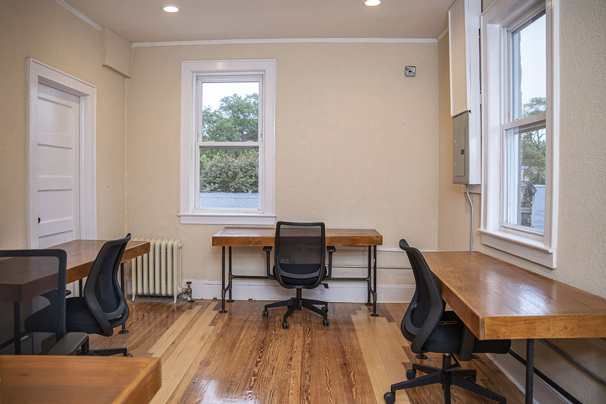 Four person private office, south exposure